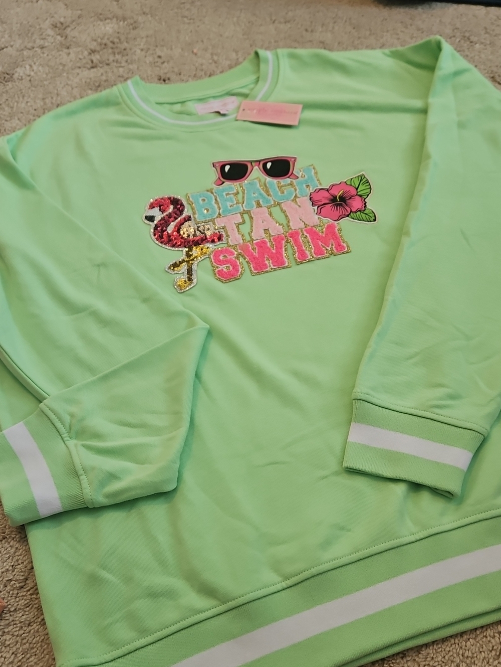 Simply Southern Varsity Crewneck XL - Picture 3 of 5